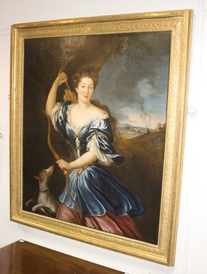 Lot 641 - 18th Century English School/Diana/oil on...