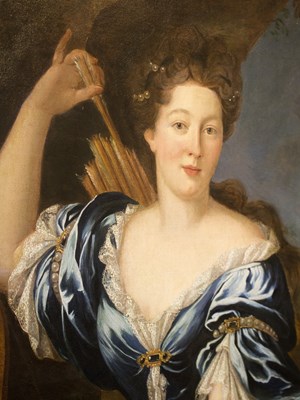 Lot 641 - 18th Century English School/Diana/oil on...