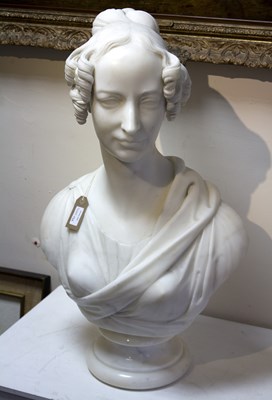 Lot 754 - Edward Hodges Baily RA (1788-1867)/Marble bust...
