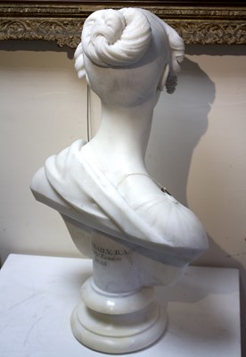 Lot 754 - Edward Hodges Baily RA (1788-1867)/Marble bust...