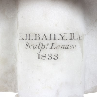 Lot 754 - Edward Hodges Baily RA (1788-1867)/Marble bust...