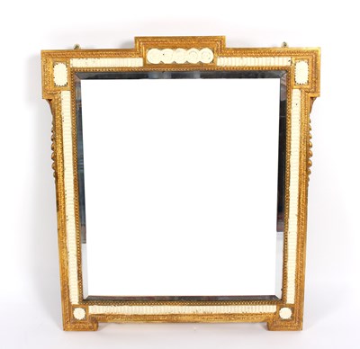 Lot 968 - A Kentian style wall mirror, the frame with...
