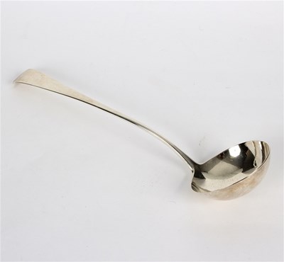 Lot 23 - A George III silver ladle, Peter & Ann Bateman,...