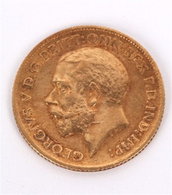 Lot 211 - A George V half sovereign 1912