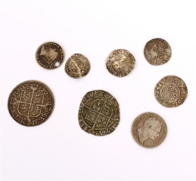 Lot 212 - A Henry VIII groat, an Elizabeth I sixpence...