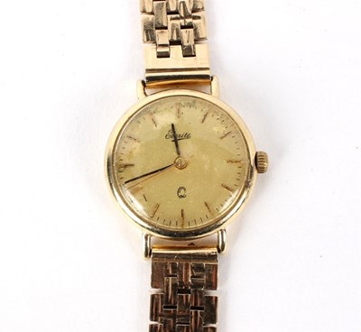 Lot 238 - A lady's 9ct gold cased wristwatch, the dial...