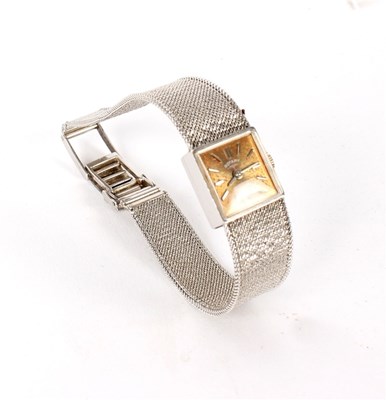 Lot 243 - A lady's Rotary wristwatch, square dial to a...