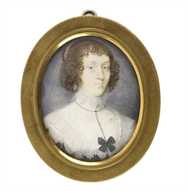 Lot 790 - John Hoskins/Portrait Miniature of a...