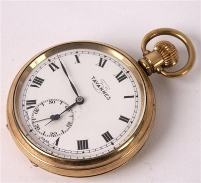 Lot 68 - A 9ct gold watch chain with T bar to one end...