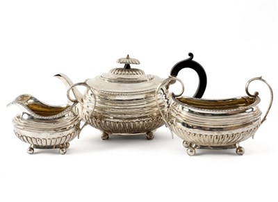 Lot 85 - A George III silver tea service, Alice and...