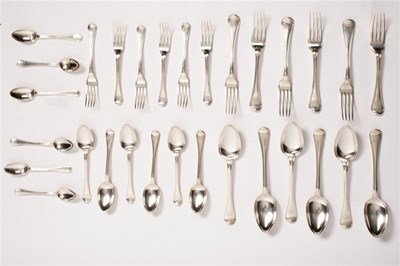Lot 88 - A Victorian silver table service, Elizabeth...