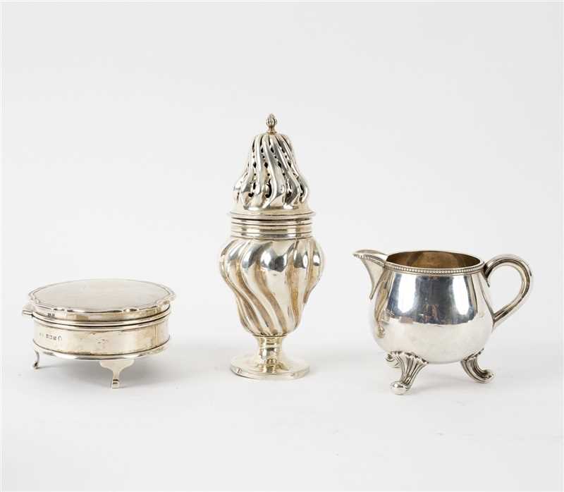 Lot 104 - A Victorian silver caster, WC, London 1891 of...