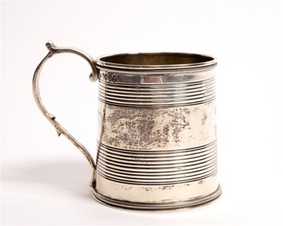 Lot 117 - A Victorian silver christening mug, CL, London...