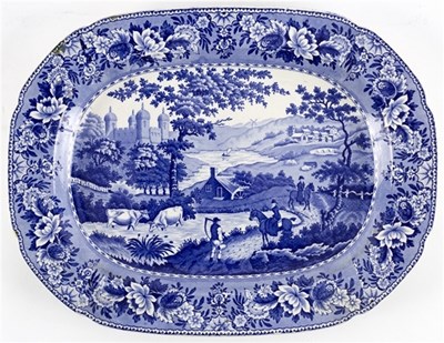 Lot 210 - A Baker, Bevans and Irwin meat plate printed...
