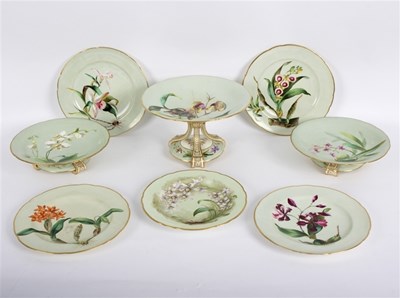 Lot 259 - A fine Minton botanical dessert service for T...