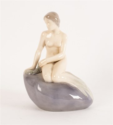 Lot 267 - A Royal Copenhagen figure of a mermaid (443),...