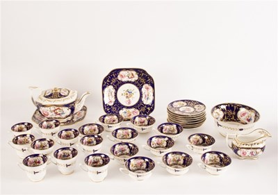 Lot 282 - A Victorian tea set by H& R Daniel, comprising...