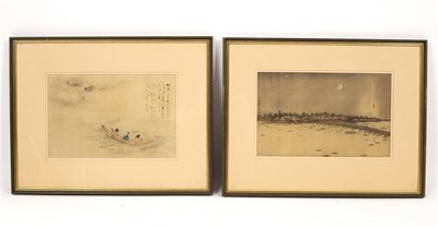 Lot 348 - Late 19th Century Japanese School/Three Men in...