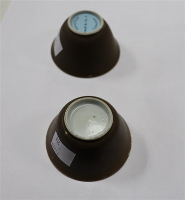 Lot 361 - Two Chinese Batavia ware cups, Ca Mau cargo,...