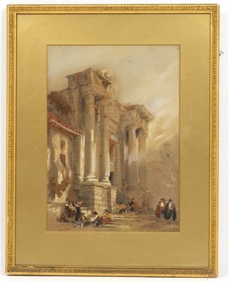 Lot 697 - After David Roberts/Ancient Roman Gateway,...