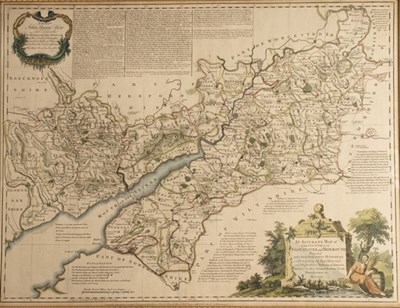 Lot 710 - Emanuel Bowen/An Accurate Map of the Counties...