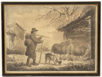 Lot 734 - R Brook after George Morland/The Attentive...