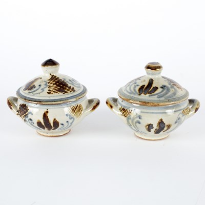 Lot 86 - Seth Cardew, Wenford Bridge, a pair of small...