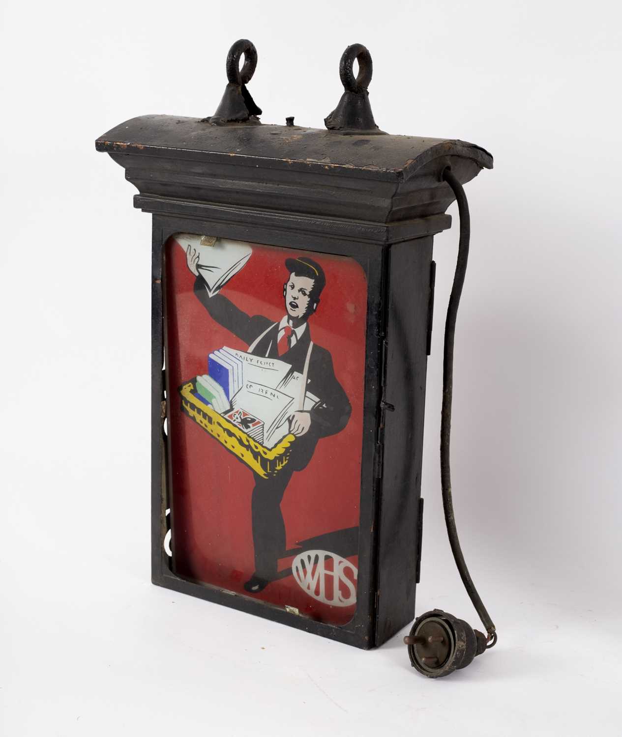 Lot 145 - An illuminated W H Smith advertising sign,...