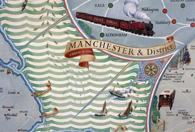Lot 149 - MacDonald Gill (British 1884-1947)/A Map of...