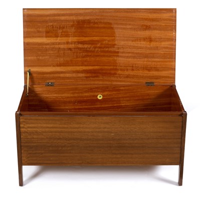 Lot 167 - Meredew, a teak ottoman chest, with hinged...
