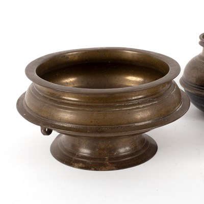 Lot 43 - A 19th Century Chinese bronze pedestal bowl...