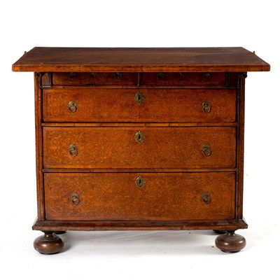 Lot 68 - A late 17th Century walnut and seaweed...