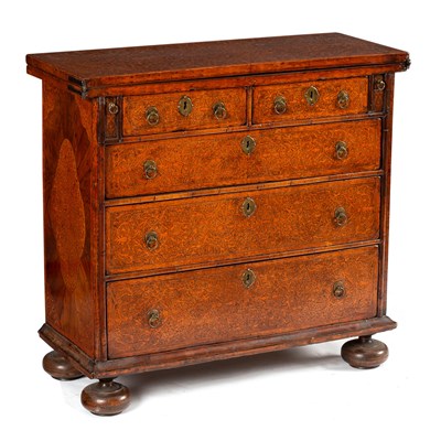 Lot 68 - A late 17th Century walnut and seaweed...