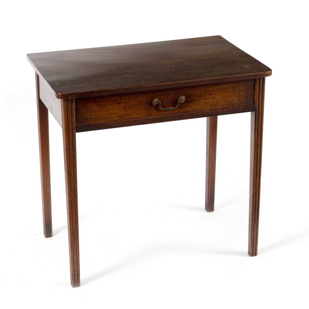 Lot 72 - An early 19th Century single drawer table on...