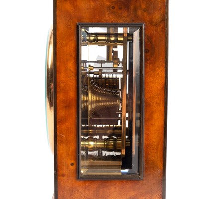 Lot 225 - An eight-day table clock by Thomas Mercer St...