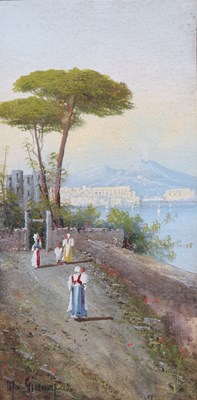 Lot 520 - Marie Gianni (Italian 1873-1956)/Bay of Naples...