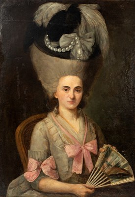 Lot 550 - French School, circa 1700/An Elegant Lady of...