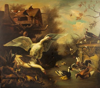 Lot 558 - 20th Century after Melchior d'Hondecoeter/...