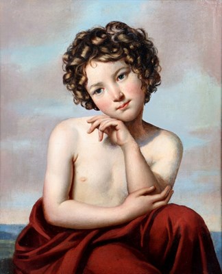 Lot 559 - French School 19th Century/Portrait of a young...