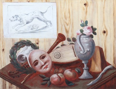Lot 566 - Italian School 18th Century/Still Life with...