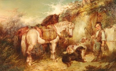 Lot 579 - Attributed to Philip Jones/Boy with Ponies and...