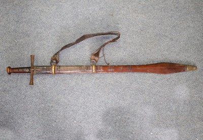 Lot 599 - A Dervish sword used in the battle of Omdurman...