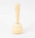 Lot 613 - An ivory mallet, the silver mount Sheffield...