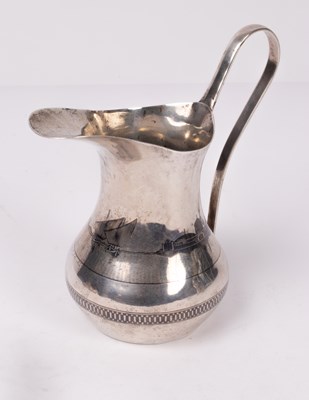 Lot 61 - An Iraqi niello ware jug