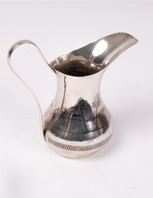 Lot 61 - An Iraqi niello ware jug