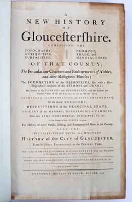 Lot 109 - Rudder (Samuel) History of Gloucestershire...