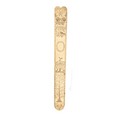 Lot 698 - An 18th Century whalebone stay busk with...