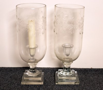Lot 761 - A pair of late 19th Century vase-shaped table...
