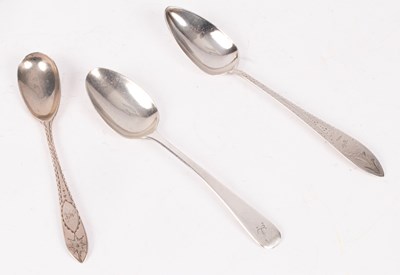 Lot 29 - An Irish provincial silver teaspoon