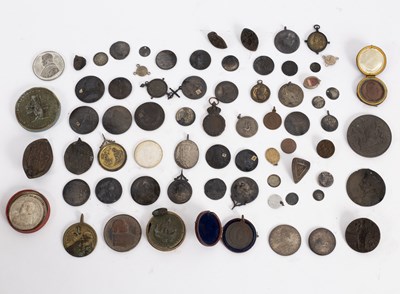 Lot 27 - An interesting collection of medallions and...